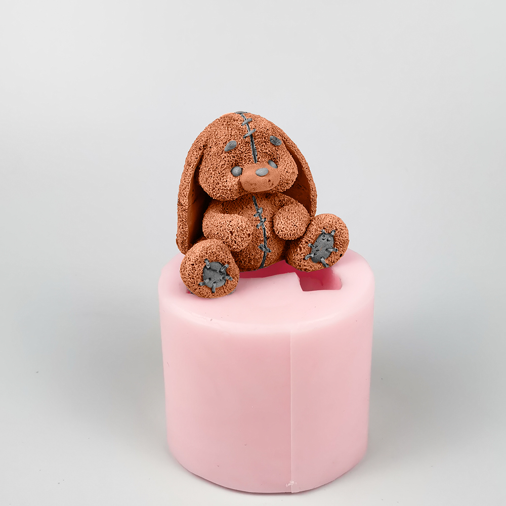 Silicone Mold 3D Cute Cartoon  - Bunny Cake Mold ulasan dan harga