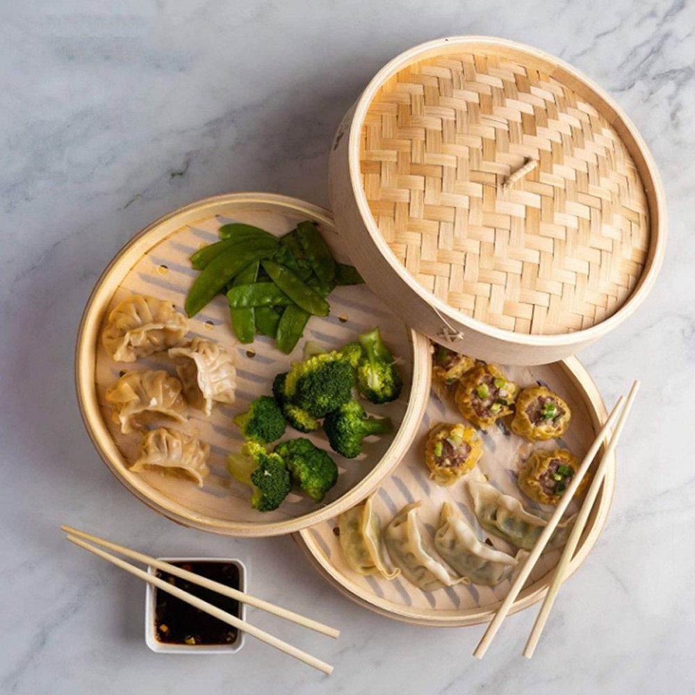 Chinese Steamer Bamboo Steamer - Bao Steamer Bamboo ulasan dan harga