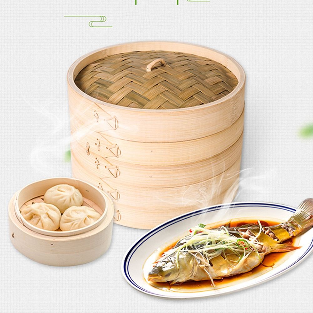 Chinese Steamer Bamboo Steamer - Bao Steamer Bamboo ulasan dan harga