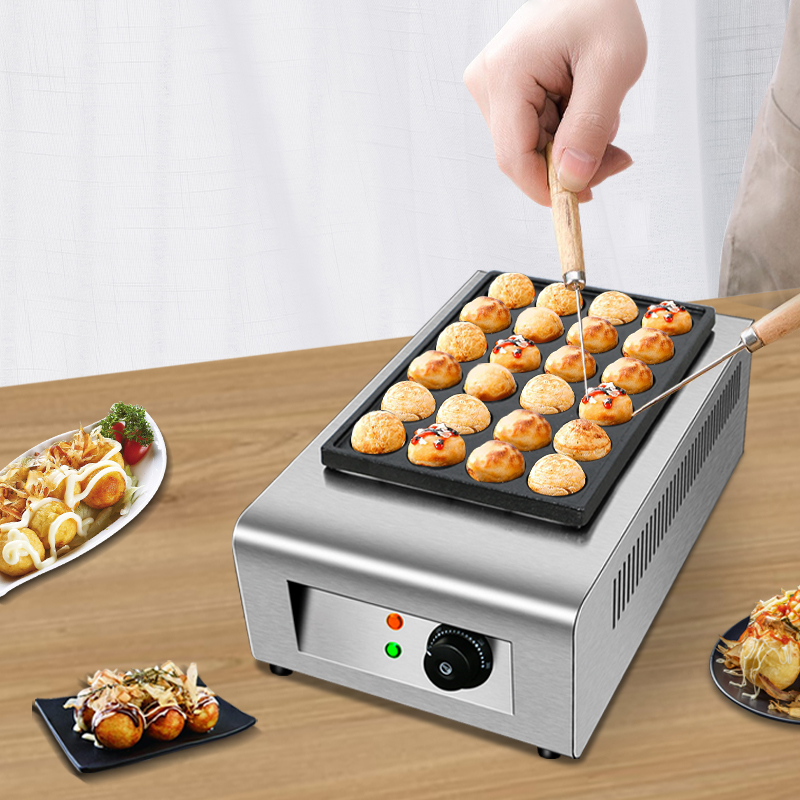 Commercial Big Power Electric  - Takoyaki Grill Plate ulasan dan harga