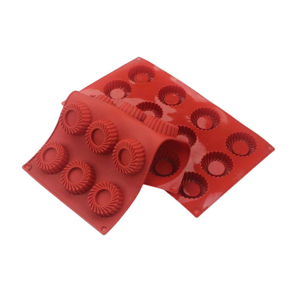 12 Holes Circular Vortex Shape - Donut Mold Silicone ulasan dan harga
