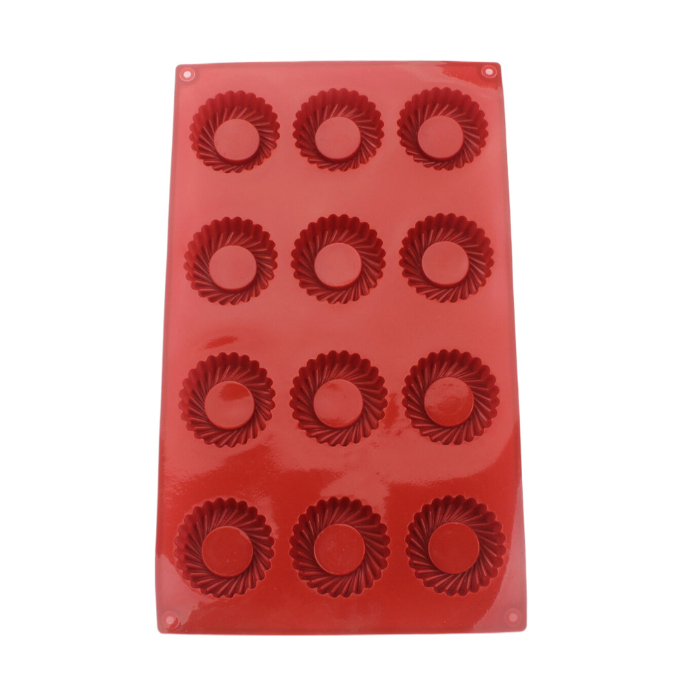 12 Holes Circular Vortex Shape - Donut Mold Silicone ulasan dan harga