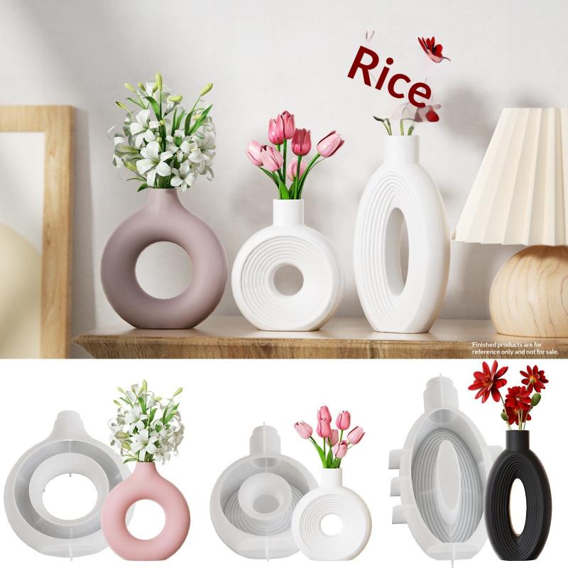 Nordic Donut Shape Vase Silico - Donut Mold Silicone ulasan dan harga