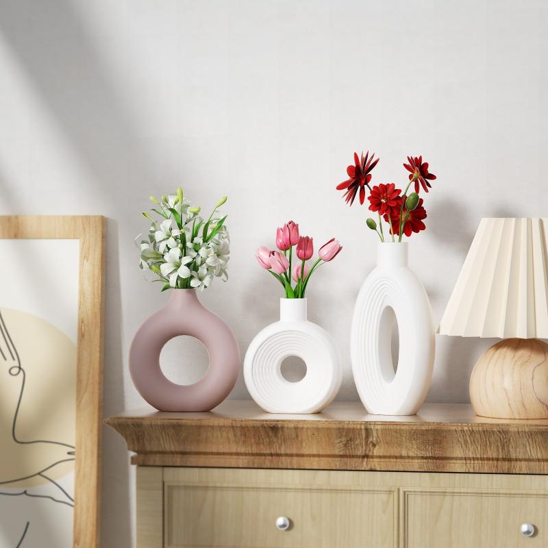Nordic Donut Shape Vase Silico - Donut Mold Silicone ulasan dan harga