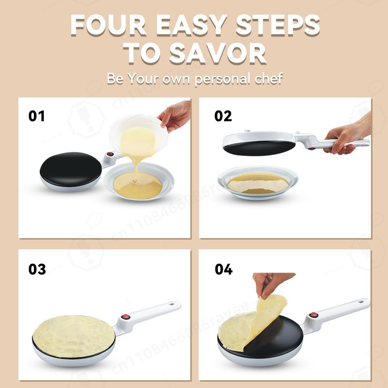 Household Mini Crepe Maker Pan - Spring Roll Wrapper ulasan dan harga