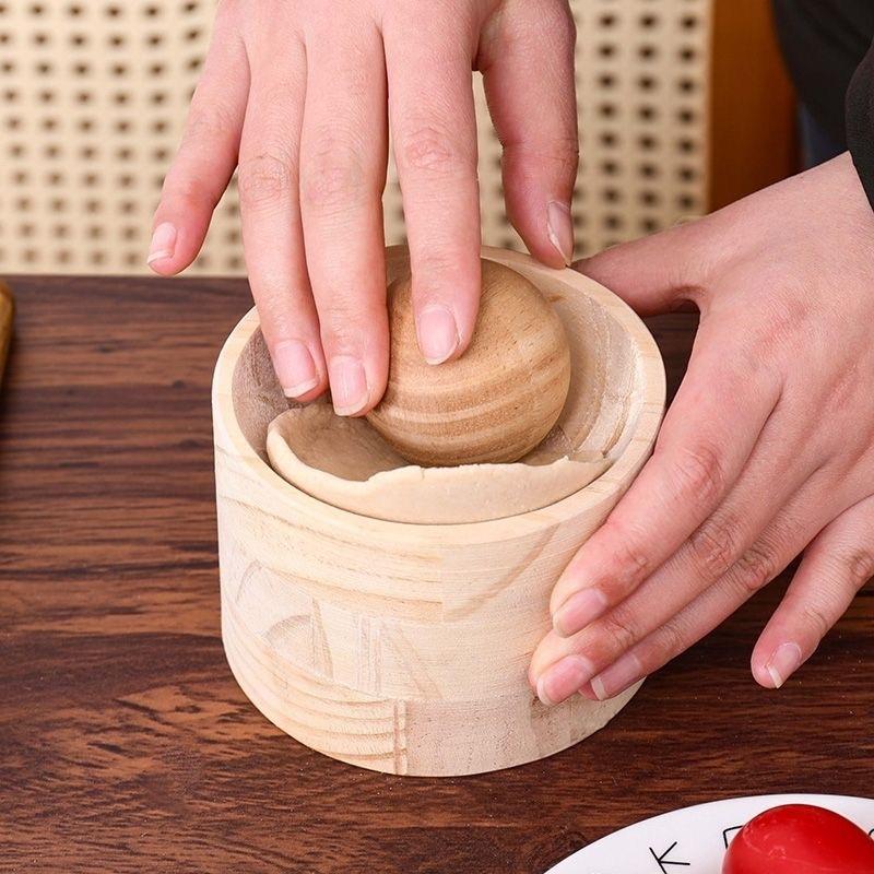 1 Set Wooden Dumpling Maker -  - Dumpling Press Set ulasan dan harga