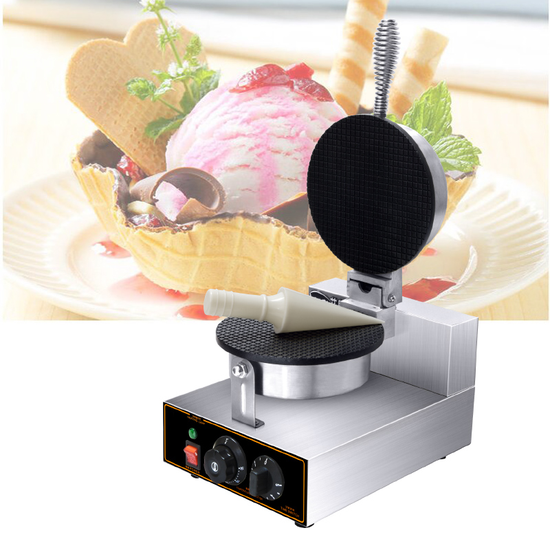 Commercial Double Round Waffle - Waffle Cone Maker ulasan dan harga