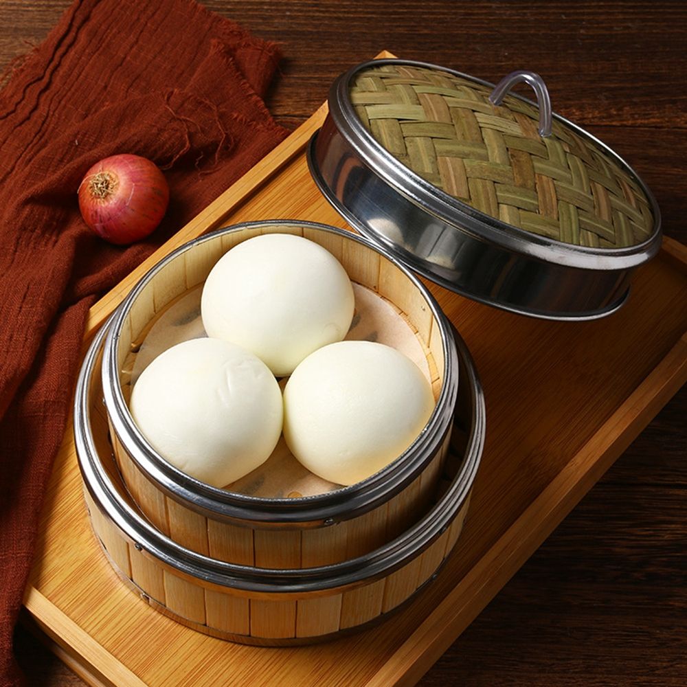 Dim Sum Bao Buns Bamboo Lid St - Bao Steamer Bamboo ulasan dan harga