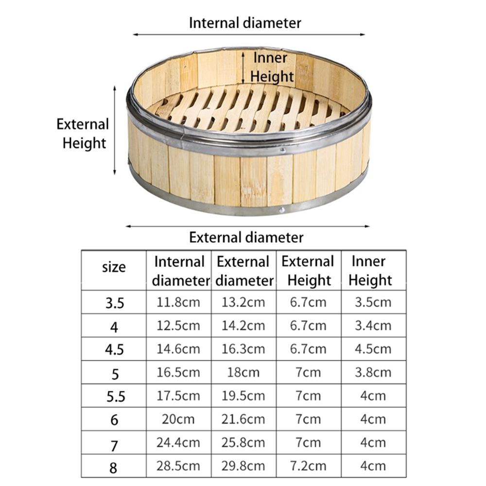Dim Sum Bao Buns Bamboo Lid St - Bao Steamer Bamboo ulasan dan harga