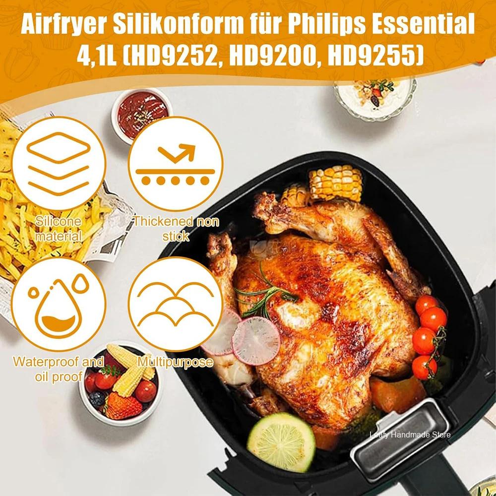 17cm Silicone Air Fryer Mould  - Philips Air Fryer Hd9252 ulasan dan harga