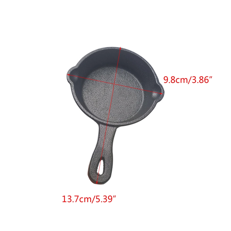 8.5cm Small Fry Pan Steak Pot  - Cast Iron Corn ulasan dan harga