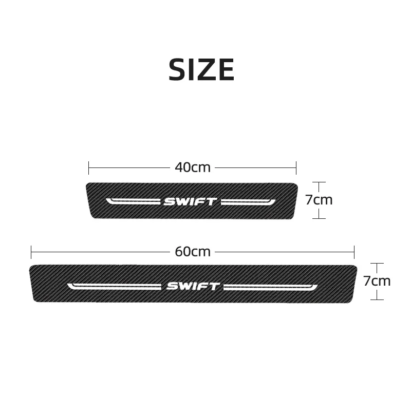 Car Front Rear Door Threshold  - Crepe Pan Carbon ulasan dan harga
