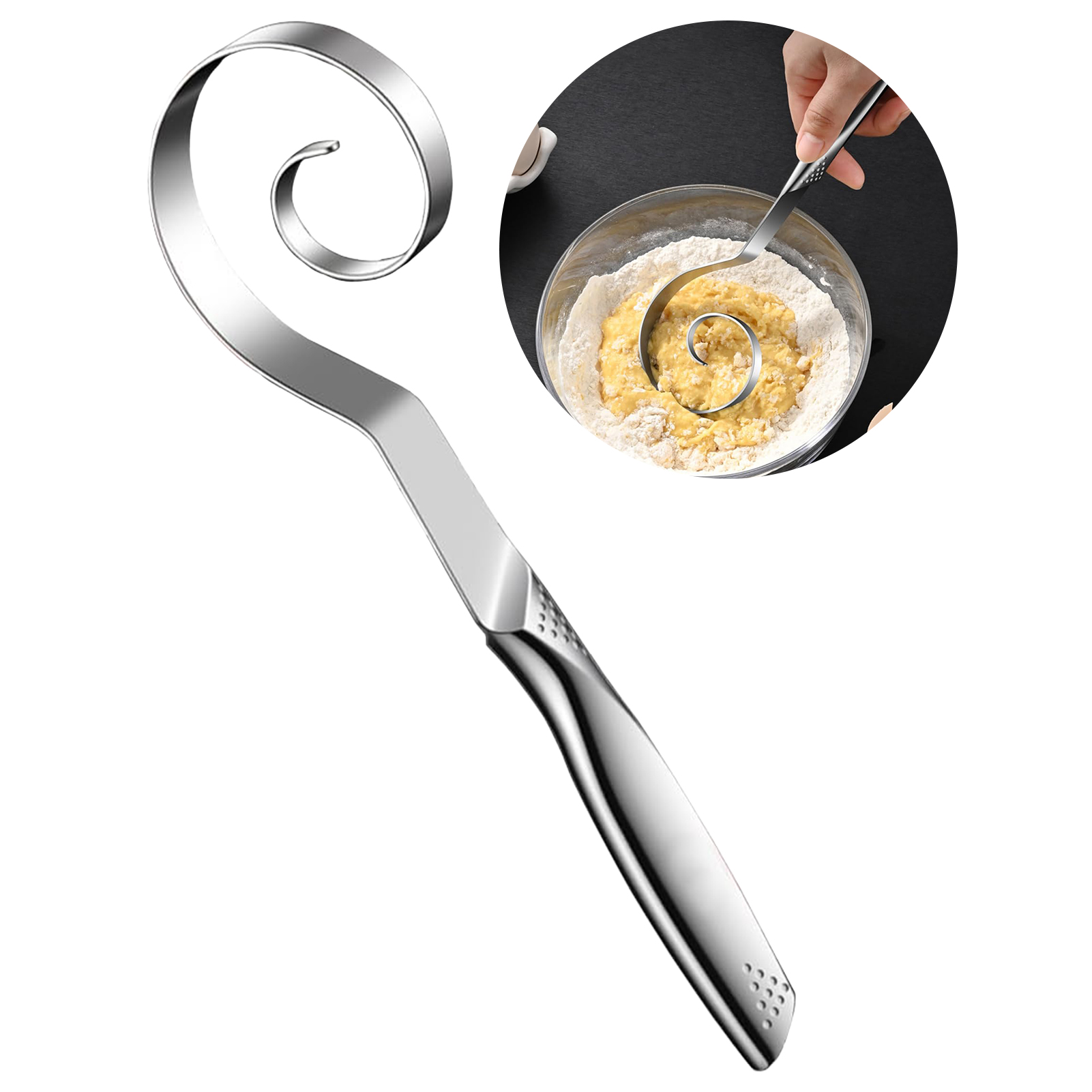 Danish Dough Whisk Stainless S - Danish Pancake Pan ulasan dan harga