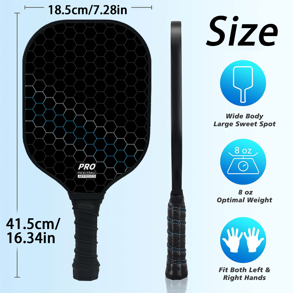 2 PCS Pickleball Paddle Set Ca - Crepe Pan Carbon ulasan dan harga