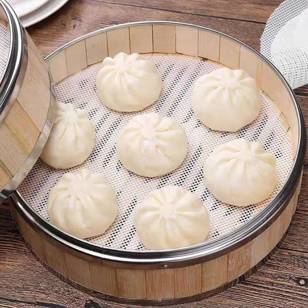 Silicone Bamboo Steamer Liners - Bao Steamer Bamboo ulasan dan harga