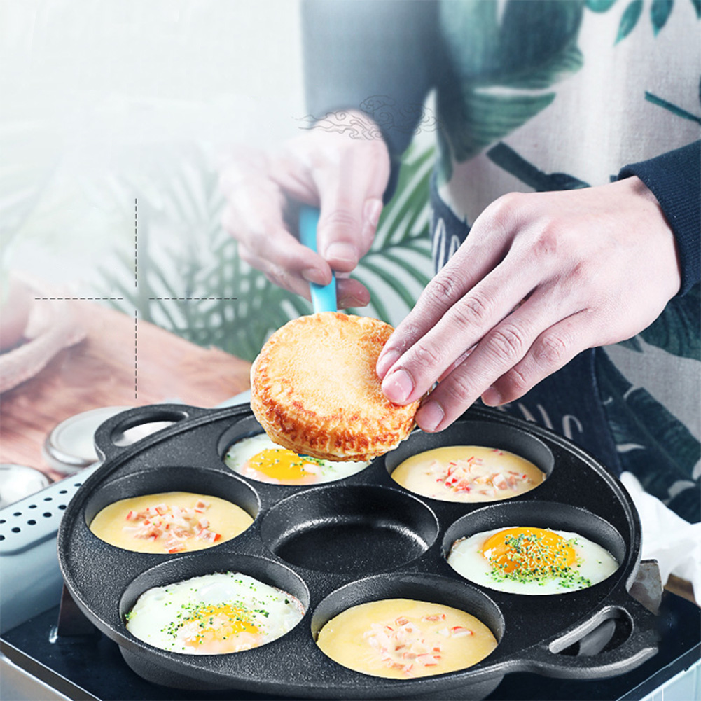 7 Hole Frying Pot Cast Iron No - Cast Iron Corn ulasan dan harga