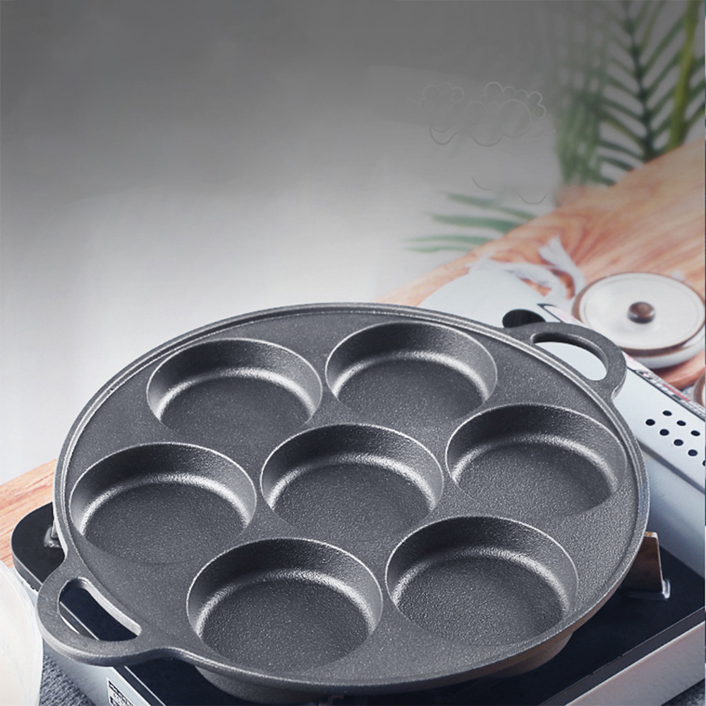 7 Hole Frying Pot Cast Iron No - Cast Iron Corn ulasan dan harga