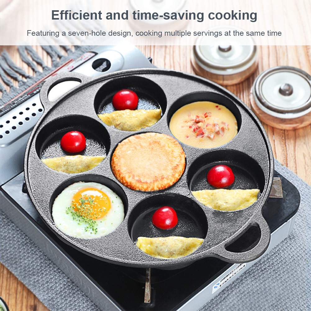 7 Hole Frying Pot Cast Iron No - Cast Iron Corn ulasan dan harga