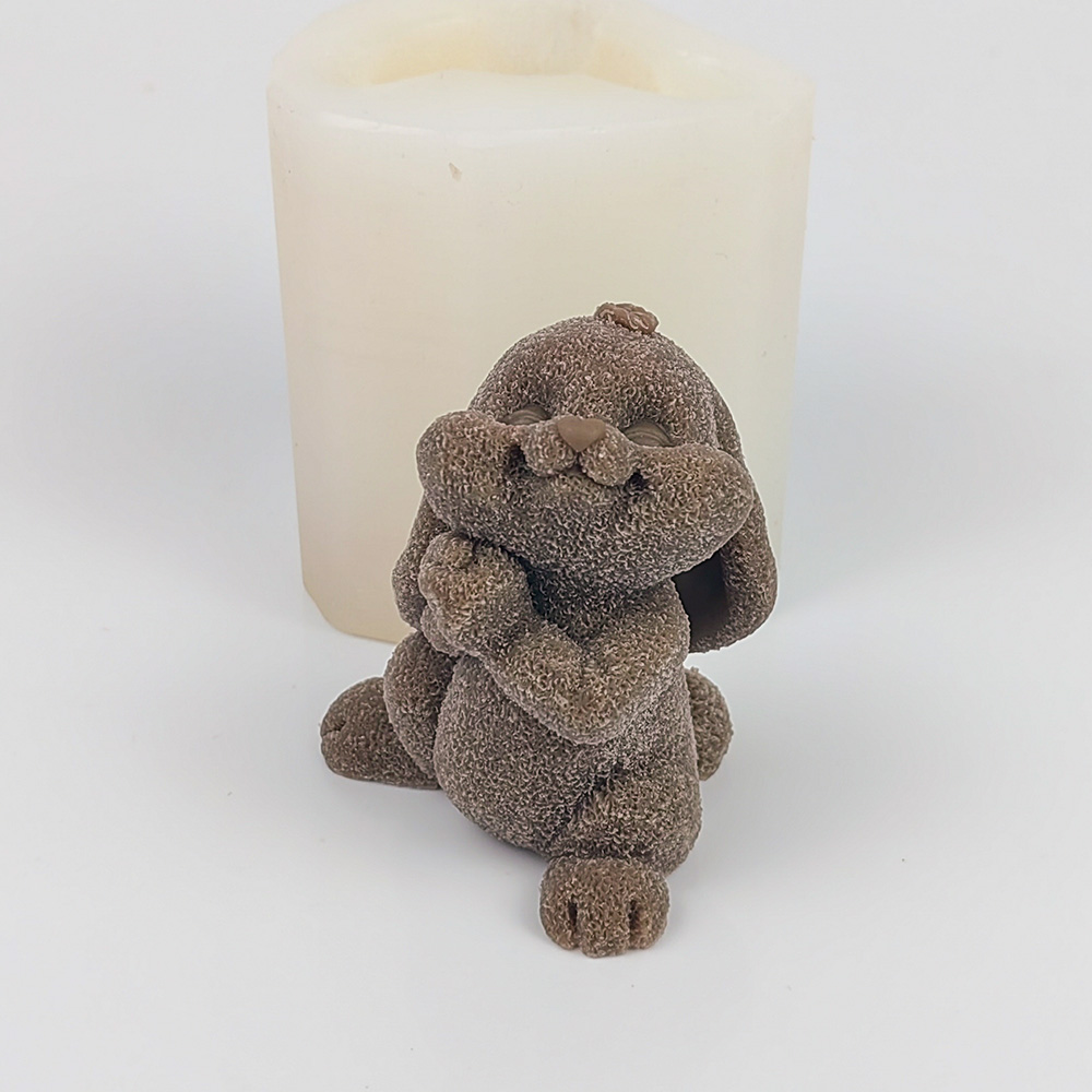 Praying Rabbit Moulds Soap Mol - Bunny Cake Mold ulasan dan harga