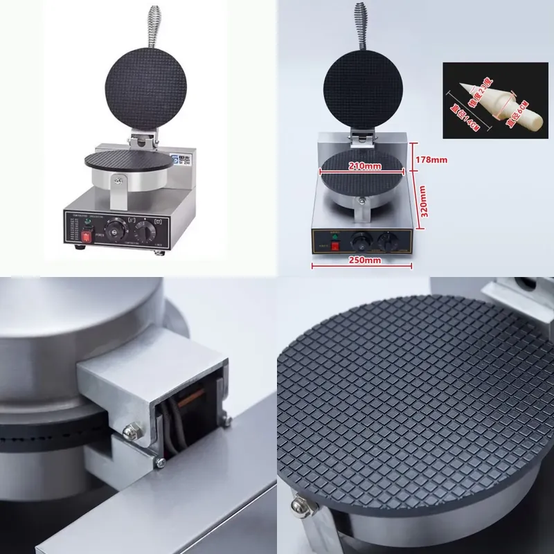TEBAK Factory Snack Machines E - Waffle Cone Maker ulasan dan harga