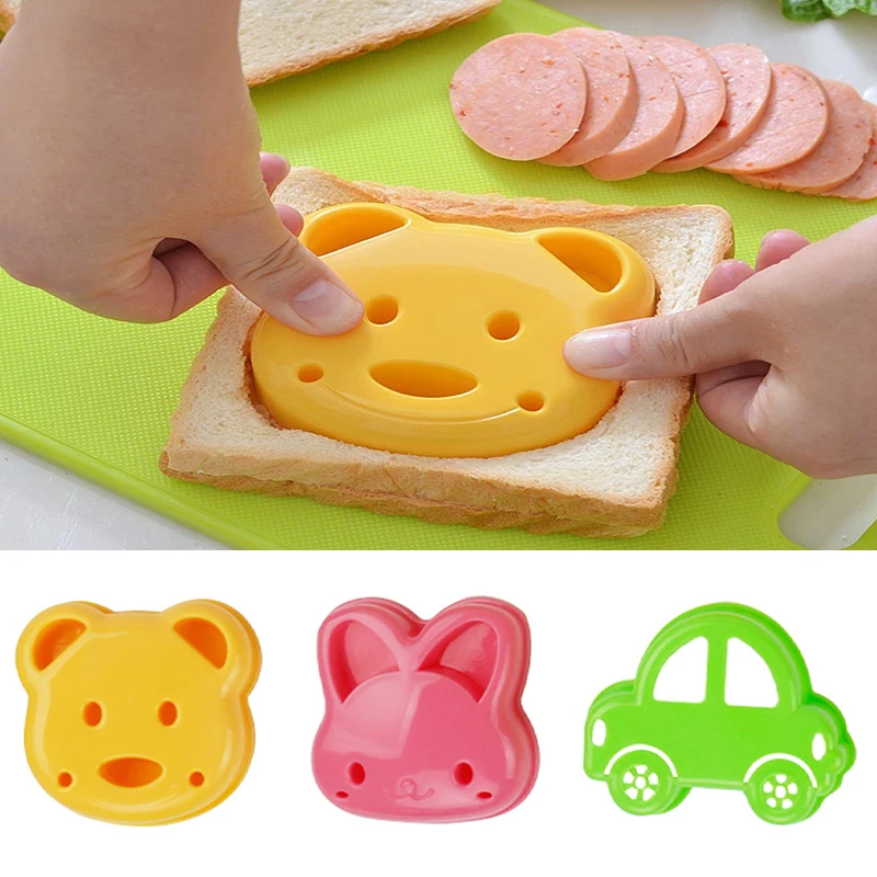2pcs Sandwich Mould Bear Cat R - Bunny Cake Mold ulasan dan harga