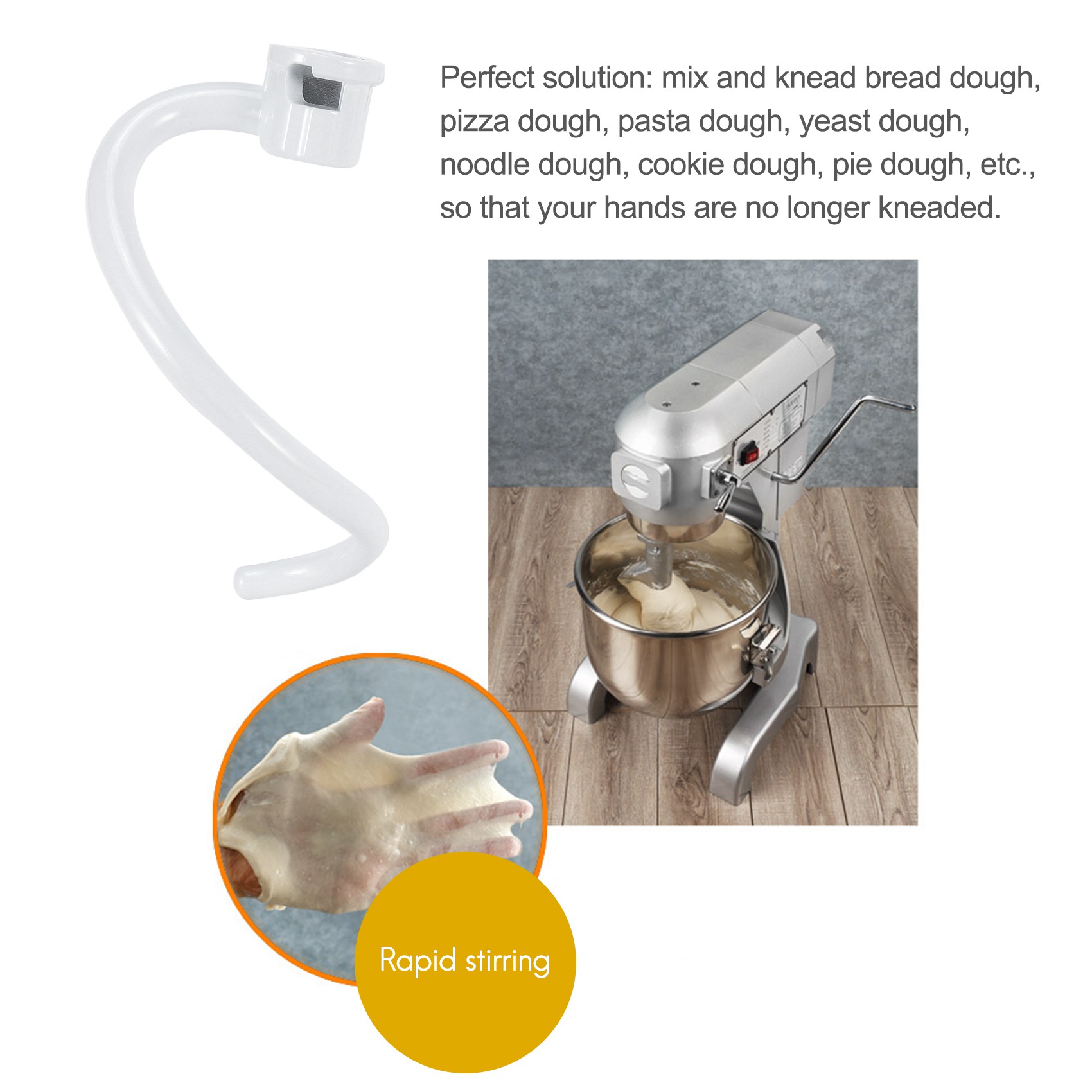 StirrerSpiral Dough Hook Repla - Kitchenaid Mixer Pro 600 ulasan dan harga