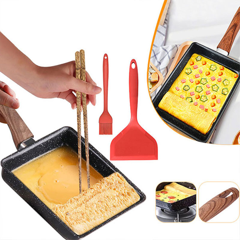 Tamagoyaki Japanese Omelette P - Egg Waffle Pan ulasan dan harga
