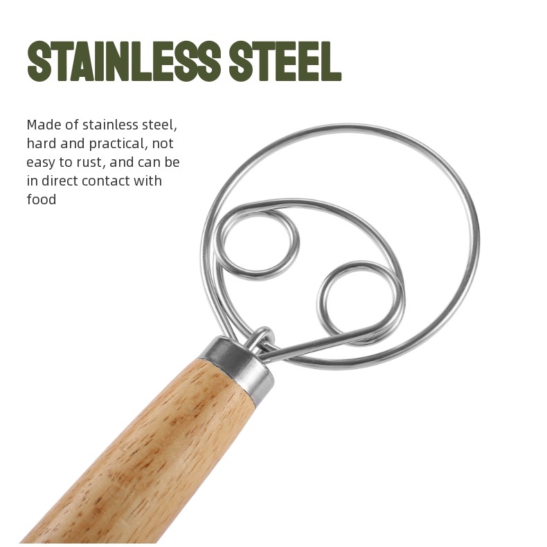 304 Stainless Steel Dough Whis - Danish Pancake Pan ulasan dan harga