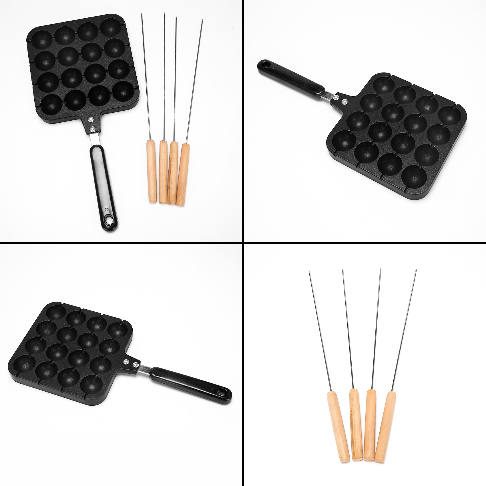 F-T 16 Holes Aluminum Takoyaki - Takoyaki Grill Plate ulasan dan harga