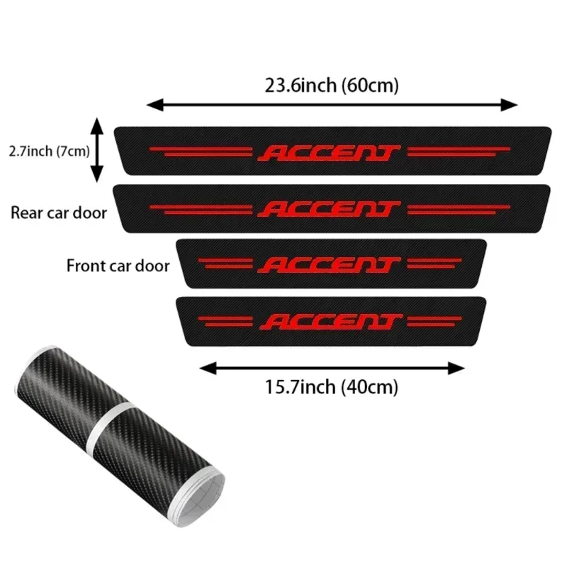 Car Styling Door Threshold Sil - Crepe Pan Carbon ulasan dan harga