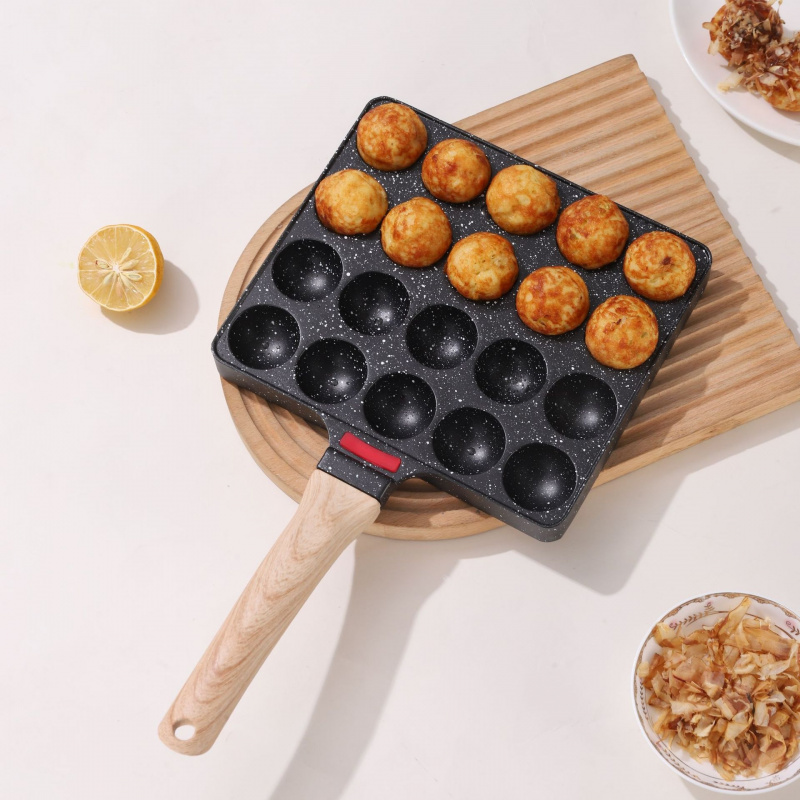 20-Hole Takoyaki Pan, Non-Stic - Takoyaki Grill Plate ulasan dan harga