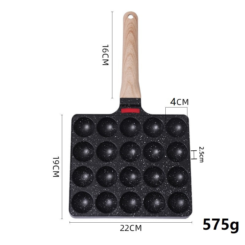 20-Hole Takoyaki Pan, Non-Stic - Takoyaki Grill Plate ulasan dan harga