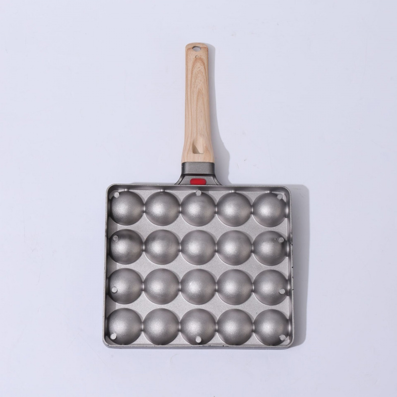 20-Hole Takoyaki Pan, Non-Stic - Takoyaki Grill Plate ulasan dan harga