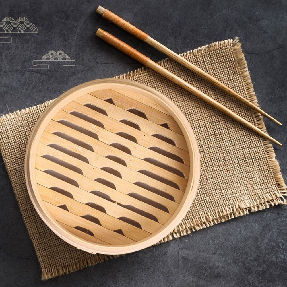 Bamboo Steamer Basket with Lid - Bao Steamer Bamboo ulasan dan harga