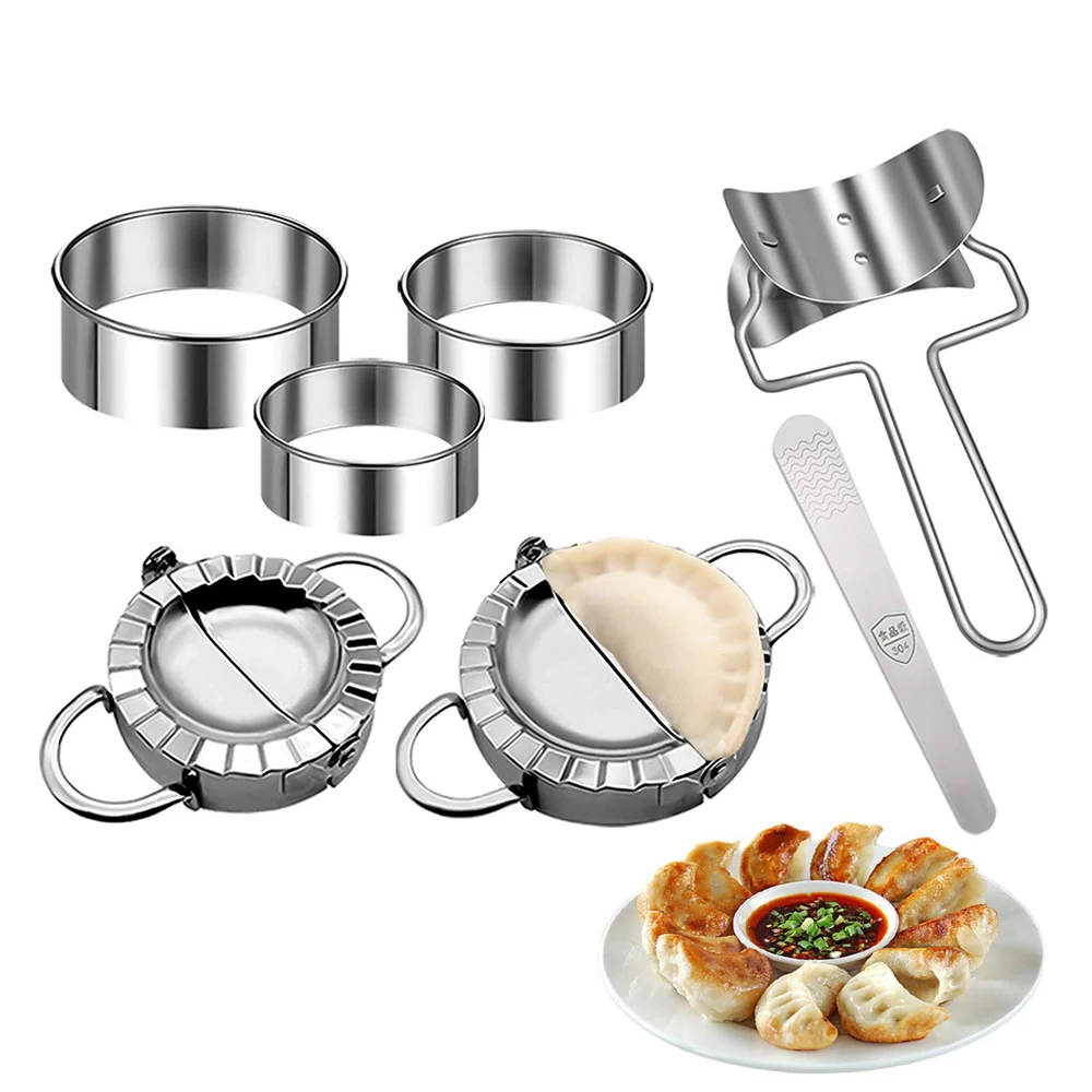 Stainless Steel Dumpling Mold  - Dumpling Press Set ulasan dan harga