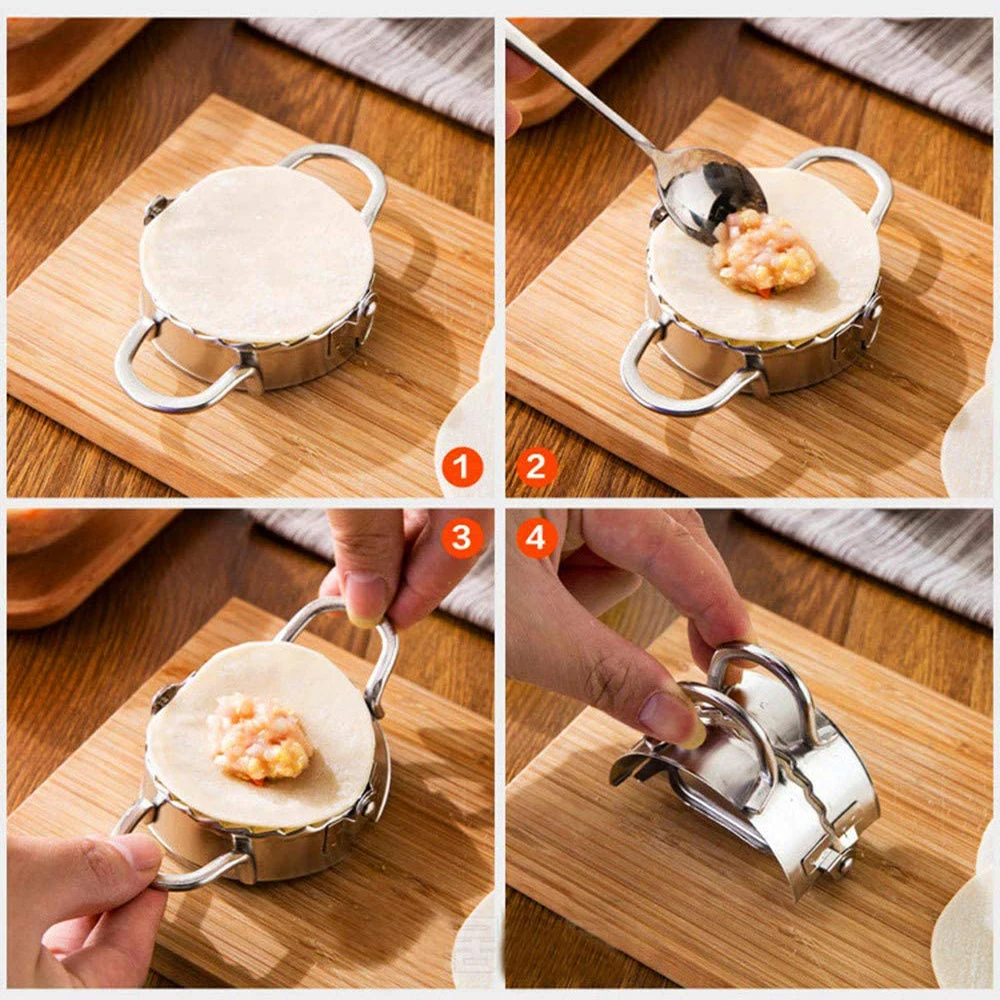 Stainless Steel Dumpling Mold  - Dumpling Press Set ulasan dan harga