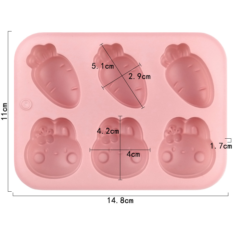 Cartoon Silicone Mold Rabbit C - Bunny Cake Mold ulasan dan harga