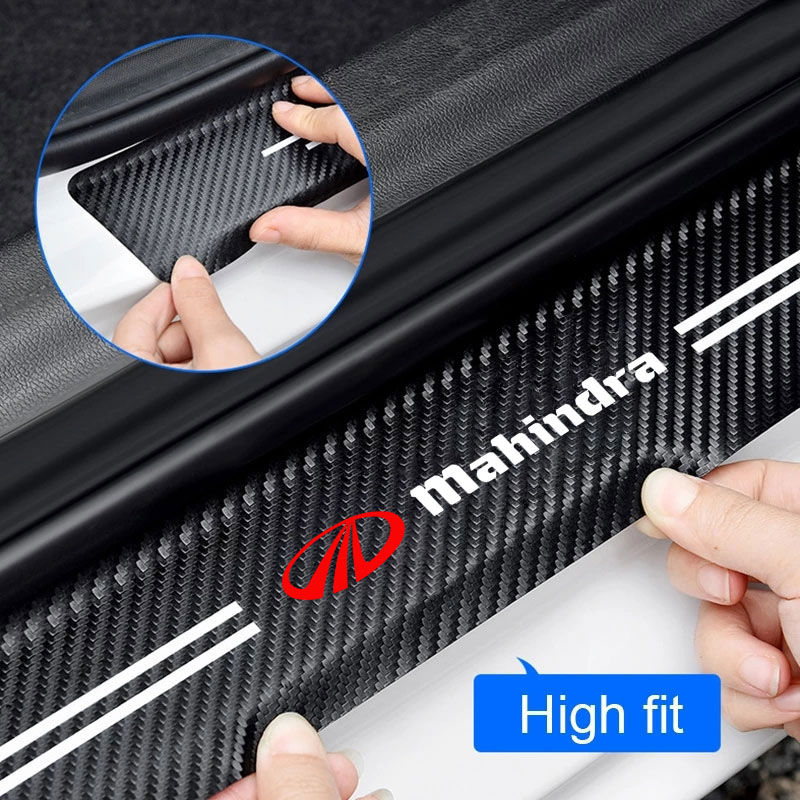 Car Door Protector Plate Stick - Crepe Pan Carbon ulasan dan harga