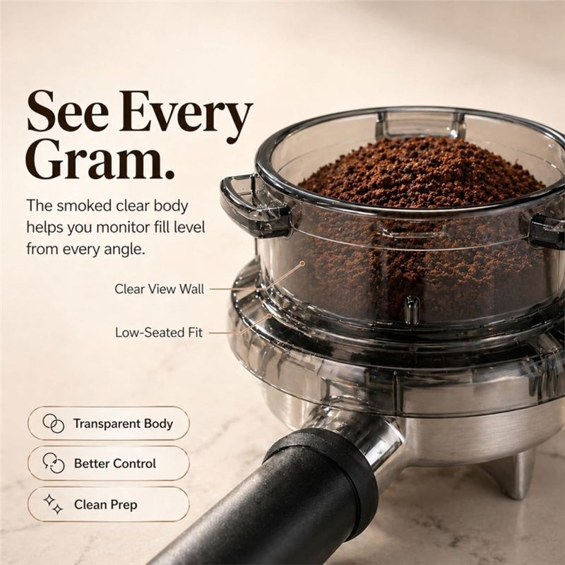 B51CNEW! Twist-Lock Portafilte - Breville Espresso Barista Touch ulasan dan harga