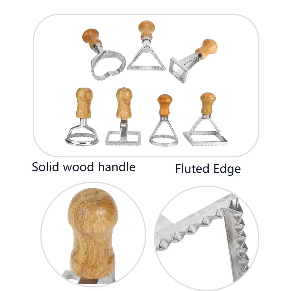 7PCS Individual Upright Raviol - Dumpling Press Set ulasan dan harga