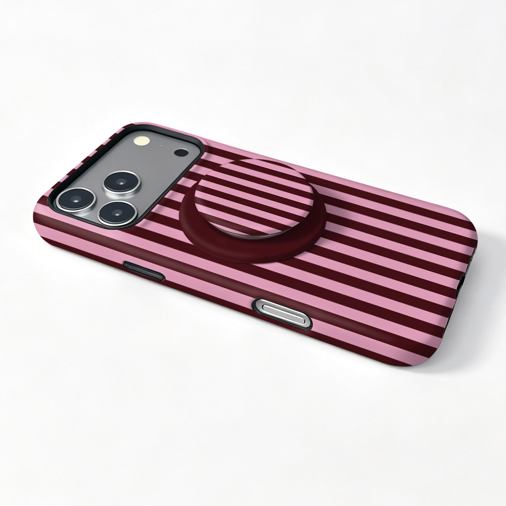 Striped Magnetic Case For iPho - Taco Stand Holder ulasan dan harga