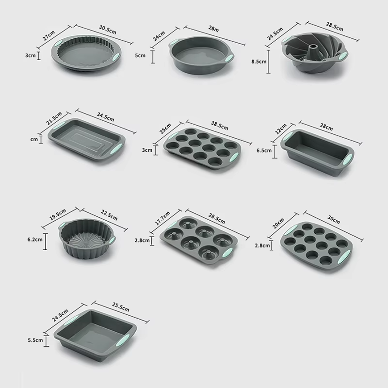 Silicone Fluted Cake Pans Non- - Donut Mold Silicone ulasan dan harga